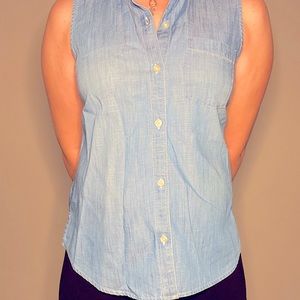 Casual button up top